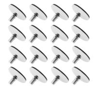 VGOL 16 patas ajustables M10 para muebles, calzos niveladores, patas de tornillo ajustables de 48 mm de diámetro, 30,6 mm de altura, pie de mesa, tornillo ajustable para sofás, sillas, mesas