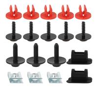 VGOL 18 Piezas Paquete de Montaje de Protección contra Salpicaduras Debajo de La Bandeja del Motor de 31391440 30683256 Kit de Protección del Chasis Compatible con Volvo V40 2012-2019