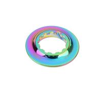 VGOL 1pcs Anillo Bloqueo Rotor de Disco Aluminio CNC 9 mm 12 mm 15 mm Compatible con Center Lock Compatible con Hope Anodizado Irisado