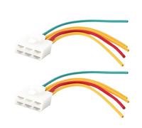 VGOL 2 Conectores de Regulador Y Rectificador de 5 Pines Compatible con AMAHA YZF R6 R6S FZ6 FZ-6 FZ6R (15 Cm)