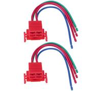 VGOL 2 conectores de relé de válvula solenoide de arranque de 12 V y 4 pines, longitud de cable de 14 cm, compatible con Honda CBR 600 900 929 954 1000 1100XX 1000F