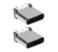 VGOL 2 Conectores SMT Verticales USB-C de 24 Pines Y 10,5 Mm de Altura Compatible con LG Ultrafine 4K/5K 27MD5KL Y 24MD4KL