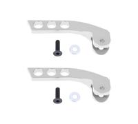 VGOL 2 Correas de Cuello Plateadas para Transmisor RC con Contrapesos Arandelas Y Pernos Compatible con Futaba 8FG 14SG T8J Y 6EX.