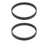 VGOL 2 correas dentadas 100XL 037 de 50 dientes, 10 mm de ancho, correa dentada de goma, correa de transmisión dentada industrial, 254 mm, correas de repuesto mecánicas, color negro