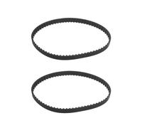 VGOL 2 correas dentadas 140XL 037 de 70 dientes, 10 mm de ancho, correa dentada de goma, correa de transmisión dentada industrial, 355 mm, correas de repuesto mecánicas, color negro