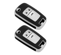 VGOL 2 fundas plegables de 3 botones compatibles con Chevrolet Camaro 2009-2005 compatible con Opel Astra J 2009-2015