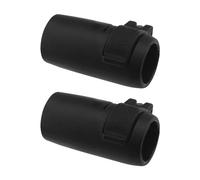 VGOL 2 hebillas ajustables de liberación rápida para ajuste de abrazadera de eje de remo para la mayoría de ejes de remo SUP 70 x 33 mm, color negro