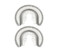 VGOL 2 Hojas de Sierra de Diamante de Medio Círculo de 64mm de Hoja de Corte de Diamante para Múltiples Herramientas Oscilantes Eliminación Lechada Grano Compatible con Bosch Compatible con Dewalt