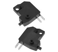 VGOL 2 Interruptores de Luz de Freno Izquierdo Y Derecho para Motocicleta Scooter Eléctrico Repuesto de Interruptor de Luz de Freno Botón Pulsador Material de Cobre Plástico