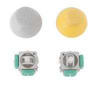 VGOL 2 Joysticks Analógicos para Controlador Compatible con Nintendo Gamecube Tapa de Joystick de 22 X 19,1 Mm Joystick 3D Joysticks Basculantes