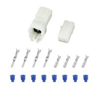 VGOL 2 Juegos de Conectores Macho Y Hembra de 4 Pines Compatibles con Sumitomo HM090 2.2 Conectores