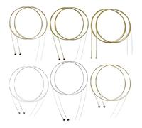 VGOL 2 juegos de cuerdas para guitarra acústica, EJ13 80/20, cuerdas de bronce enrolladas, calibre ligero personalizado 11-52 para guitarra de 6 cuerdas