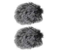 VGOL 2 micrófonos peludos compatibles con Hollyland Lark M1 C1 compatible con micrófono Lavalier inalámbrico MOMA M1
