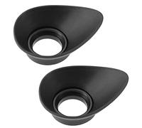 VGOL 2 oculares de Forma Ovalada de Repuesto compatibles con D850 D810A D810 D800E D800 D500 DF D5 D4S D4 D3X Visor de oculares Negro