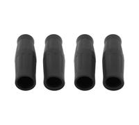 VGOL 2 Pares Empuñaduras Vintage para Motocicletas 1 Pulgada Y 25,4Mm de Diámetro Compatible con Bobber Compatible con Chopper Compatible con Har-leys Empuñaduras Negras para Motocicletas
