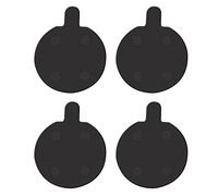 VGOL 2 Pares Pastillas Freno Disco Bicicleta Semimetálicas Resina Compatible con Zoom DB280 DB350 DB450 4 Mm Espesor Bicicleta Carretera Montaña Ciclismo Bicicleta MTB Reemplazo Pastillas Freno