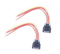 VGOL 2 Piezas Conector de Arnés de Cables de Contacto para Luz Trasera de Coche 8 Pines 1370206080 1607428280 Resistente Al Agua para Electrodomésticos de Automóviles Compatible con FIAT