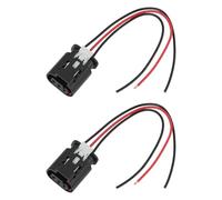 VGOL 2 Piezas Conector Pre-cableado 3 Pines Compatible con OEM 10010341 10011620 10092976 para Sistemas Automotrices 12 v 24 v