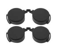 VGOL 2 Piezas de 41-42 Mm Cubierta de Goma para Ocular Binocular Protección contra La Lluvia Cubierta de Lente Ocular Accesorios de Lente Compatible con Binoculares 8x42 10x42 12x42 Negro