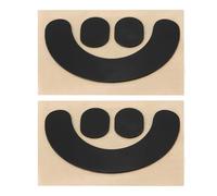 VGOL 2 Piezas de Pies de Ratón para Juegos Skatez Pies de Ratón de Repuesto Almohadilla Antideslizamiento Compatible con SteelSeries Rival 3 Color Negro
