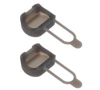 VGOL 2 Piezas Fundas de Silicona para Indicador de Velocidad de Bicicleta Funda Protectora de Velocidad de Cadencia de Bicicleta Compatible con Garmin Sensor de Velocidad 2 Gris