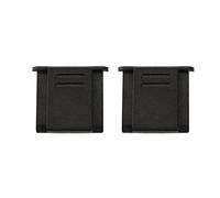 VGOL 2 piezas para cámara de zapatos calientes cubierta protectora a prueba de polvo compatible con cámaras Nikon Z7 Z6 D5 D4s D4 D850 D810 D5500 D5300 plástico negro