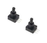 VGOL 2 Piezas Potenciómetro Compatible con Thrustmaster 458 Spider 458 Italia T80 RS T80 488 GTB Edition para Volante de Juego de Carreras 17,1x15,6 Mm Negro