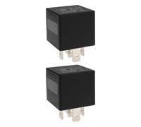 VGOL 2 Piezas Relé Automotriz 5 Pines 30a 12v spdt Mini ISO Compatible con OEM 0986AH0135 para la Mayoría de Vehículos