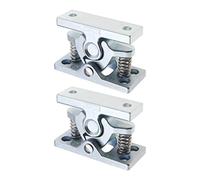 VGOL 2 piezas resistente retenedor de puerta tapón de captura de aleación de zinc, clip de puerta de resorte de hardware hebilla de puerta para caravanas y barcos