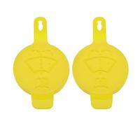 VGOL 2 Piezas Tapa Botella Lavaparabrisas Kit de Reparación de Lavadora de Parabrisas de Plástico Compatible con Opel Calibra/Astra E/Combo B/Nova/Corsa B 1450591 Amarillo