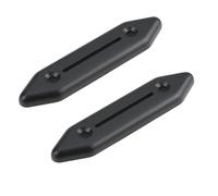 VGOL 2 Placas de Repuesto Negras para Interruptores de Guitarra Eléctrica de 3 Y 5 Vías. con Interruptores de Palanca Estándar de 17,2 X 73 Mm.