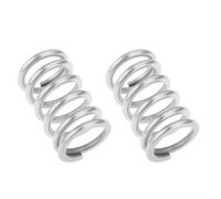 VGOL 2 Resortes de Tensión para Brazo de Trémolo de Acero Inoxidable 18,5x28,5x13,3 Mm) Compatible con Bigsby Bajo de Guitarra Eléctrica Color Plateado