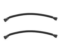 VGOL 2 Sensores de Motor Sin Escobillas Cable Negro de 150 Mm Longitud del Cable Terminal de 1,25 Doble Cabezal 6 Pines Apto para Minihelicóptero RC Tira de Luz LED Modelo de Coche de Deriva RC