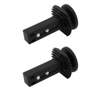 VGOL 2 soportes guía para parachoques delantero A2048800130 compatible con Mercedes Benz W204 07-14