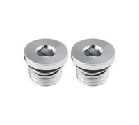 VGOL 2 Tapones de Acero UNF Recubiertos de Zinc de 7/16"-20 UNF con Sello de Goma para Aplicaciones de Baja Y Alta Presión