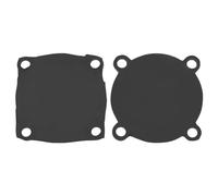 VGOL 2 Uds Interruptor Compresor de Aire Almohadilla de Cuero Juntas de Goma Cojín de Cuero en Forma de Tortuga Corte Práctico DIY Agujero de 40mm Y 5mm Negro