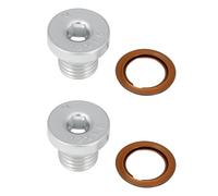 VGOL 2 Unidades Tapón de Drenaje del Cárter de Aceite de Coche M12 X 1,5 N90965401 Compatible con Audi Y Compatible con Mercedes CLS