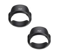 VGOL 2 UNIDS EW-53 Parasol de Lente de Cámara Parasol de Lente de Cámara Parasol de Reemplazo de Lente de Cámara Compatible con Canon RF-S 18-45 Mm F4.5-6.3 IS STM Lente