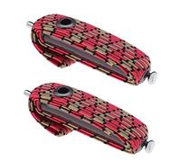 VGOL 2 unids guitarra de un solo extremo ajustable elástico Capo banda de goma Capo para guitarra popular, ukelele violín, accesorios de instrumentos musicales