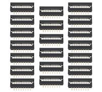 VGOL 20 Conectores de Transición Cable FD IDC Macho 2,54 Mm Y 2 X 8 Pines Compatibles con Equipos Automatización Placas Control Industriales Y PCB.
