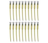 VGOL 20 Juegos de Eslabones Giratorios de PVA para Pesca de Carpas Conectores Giratorios Bolsas de Tubo de PVA Conector de Línea de Pesca de 70 mm Accesorios para Hacer Anillos en Forma de 8