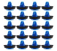 VGOL 20 Piezas Clip Umbral de Falda Lateral Clip Tira Ajuste de Puerta Clip de Retenedor de Arco de Rueda Trasera Reemplazo de Remache 735537083 Compatible con 500X Panda Cross Van