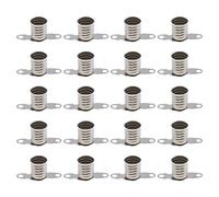 VGOL 20 piezas E10 Socket Light Dispositivo fijo E10 Bombilla casquillo Base E10 LED Bombillas Lámpara Socket Base Accesorios Eléctricos para Experimentos Escolares Hacer Juguetes