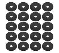 VGOL 20pcs Arandelas Espuma para Carrocería RC FAST104 Aptas para La Mayoría Los Modelos RC Coches Camiones Buggy Carrocería Repuesto Piezas Coche RC Negras de 16 X 4 X 1,5 Mm