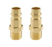 VGOL 2Pcs Boquillas de Enchufe de Aire Comprimido NW 7,2 con Rosca Externa de 1/4 Pulgadas para Conexión de Aire Comprimido Accesorios de Manguera de Aire Compresor Conector Macho de Conexión Rápida