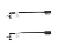 VGOL 2pcs Conectores Alimentación CC Negros de 4.1 In Compatible con DELL In-spiron 04VP7C 4VP7C DC301015Q00 DC301015T00 Cable de Carga de Alimentación CC Puerto de Carga
