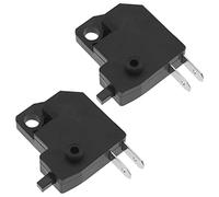 VGOL 2pcs Interruptores Luz de Freno Derecho para Motocicleta Scooter Eléctrico Repuesto de Interruptor de Luz de Freno Botón Pulsador Material de Cobre Plástico