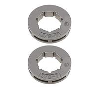 VGOL 2pcs Llantas Transmisión de Piñón de Motosierra 3/8 Pulgadas 7T Llantas de Motosierra Piezas de Repuesto de Piñón Compatible con Husqvarna 340 345 346 350 353 357 359 50 51 55 40 45