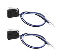 VGOL 2pcs Microinterruptores SPDT IP67 Microinterruptor Miniatura Impermeable 125 V 5 A Equipo Audiovisual Maquinaria Industrial Interruptor de Acción Rápida 50 Cm