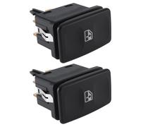 VGOL 2X Interruptores de Ventana Eléctrica del Lado del Pasajero de 6 Pines Pieza de Repuesto 191959855 Compatible con Volkswagen Compatible con Seat